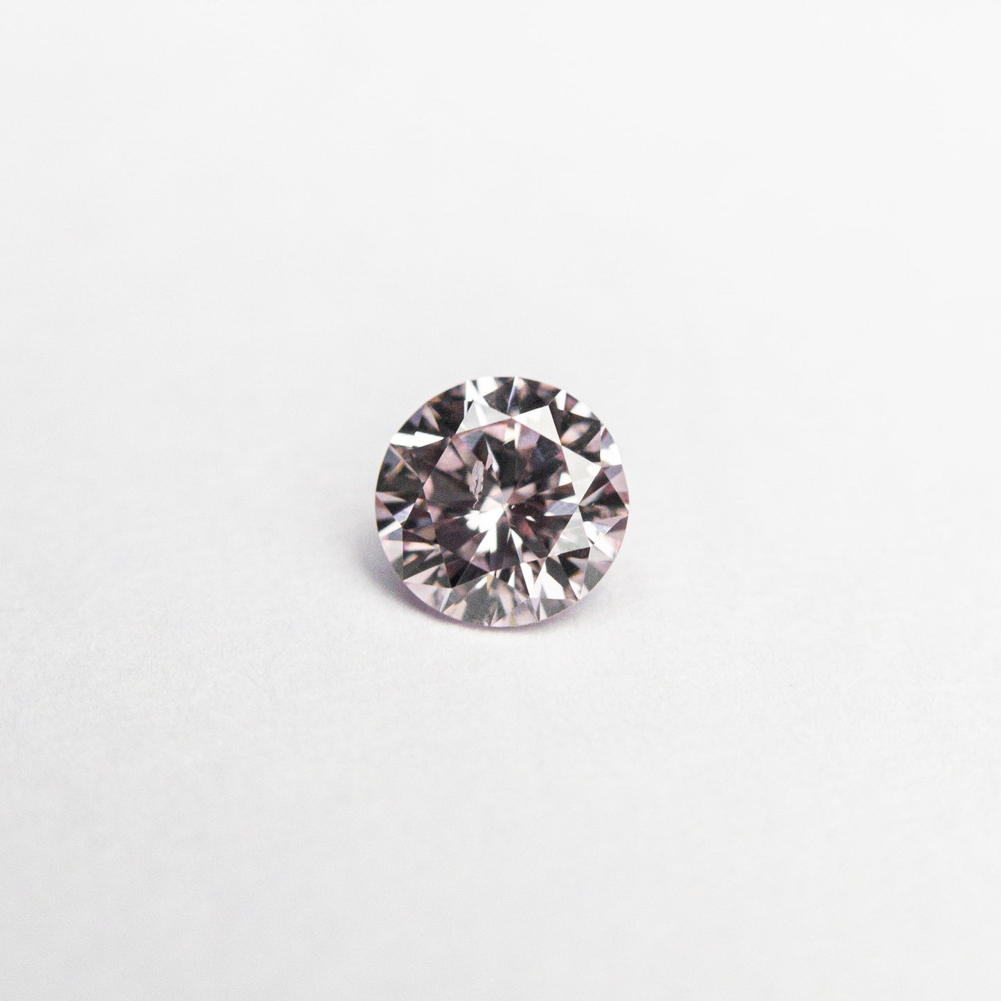 0.24ct 4.09x4.06x2.43 GIA ファンシー パープリッシュ ピンク ラウンド ブリリアント 24166-01