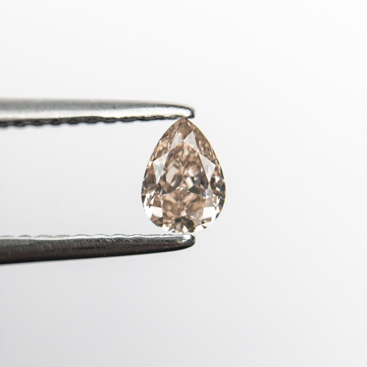 0.35ct 5.24x3.75x2.45mm GIA VS2 ファンシー ブラウン ピンク ペア ブリリアント 🇦🇺 24093-01