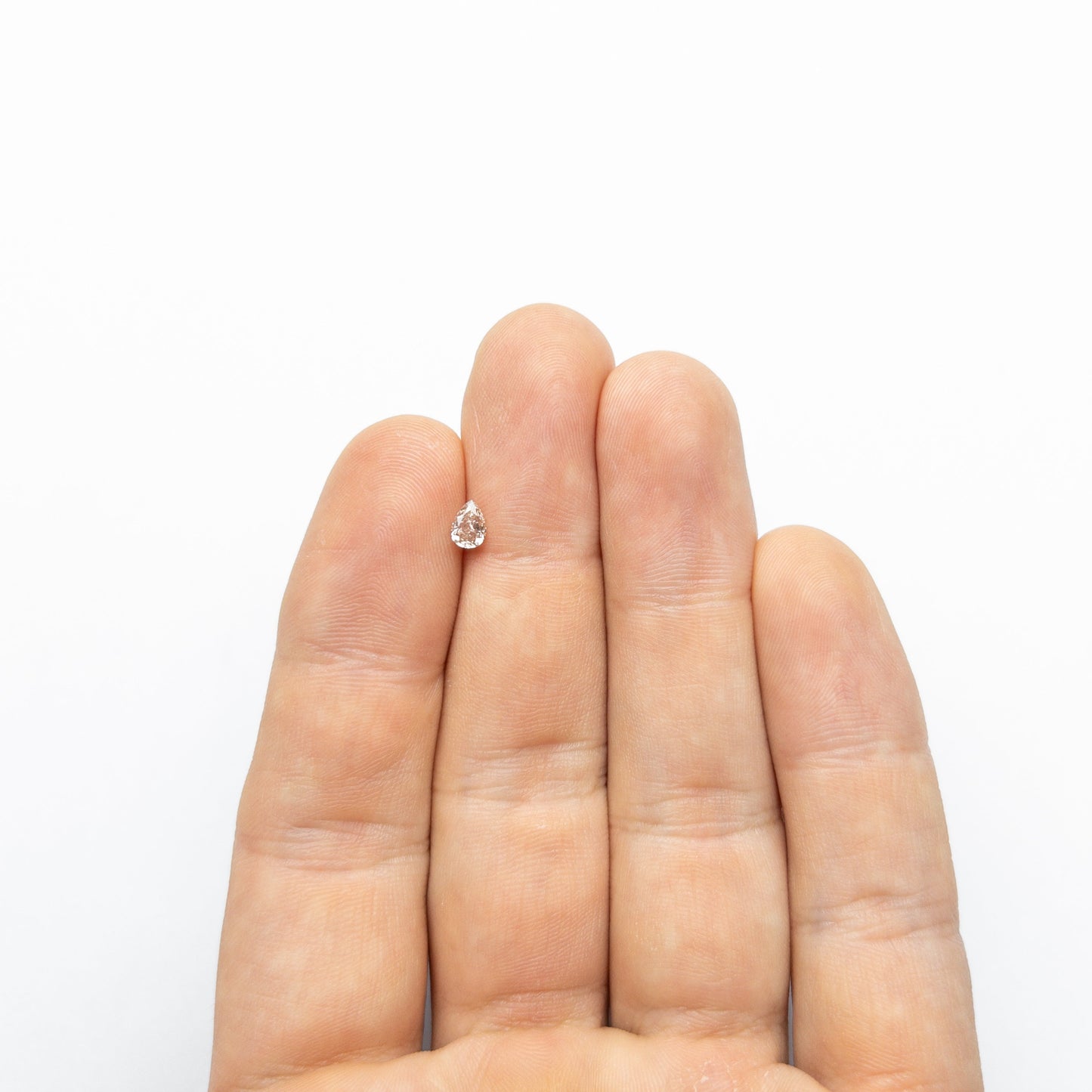 0.35ct 5.24x3.75x2.45mm GIA VS2 ファンシー ブラウン ピンク ペア ブリリアント 🇦🇺 24093-01