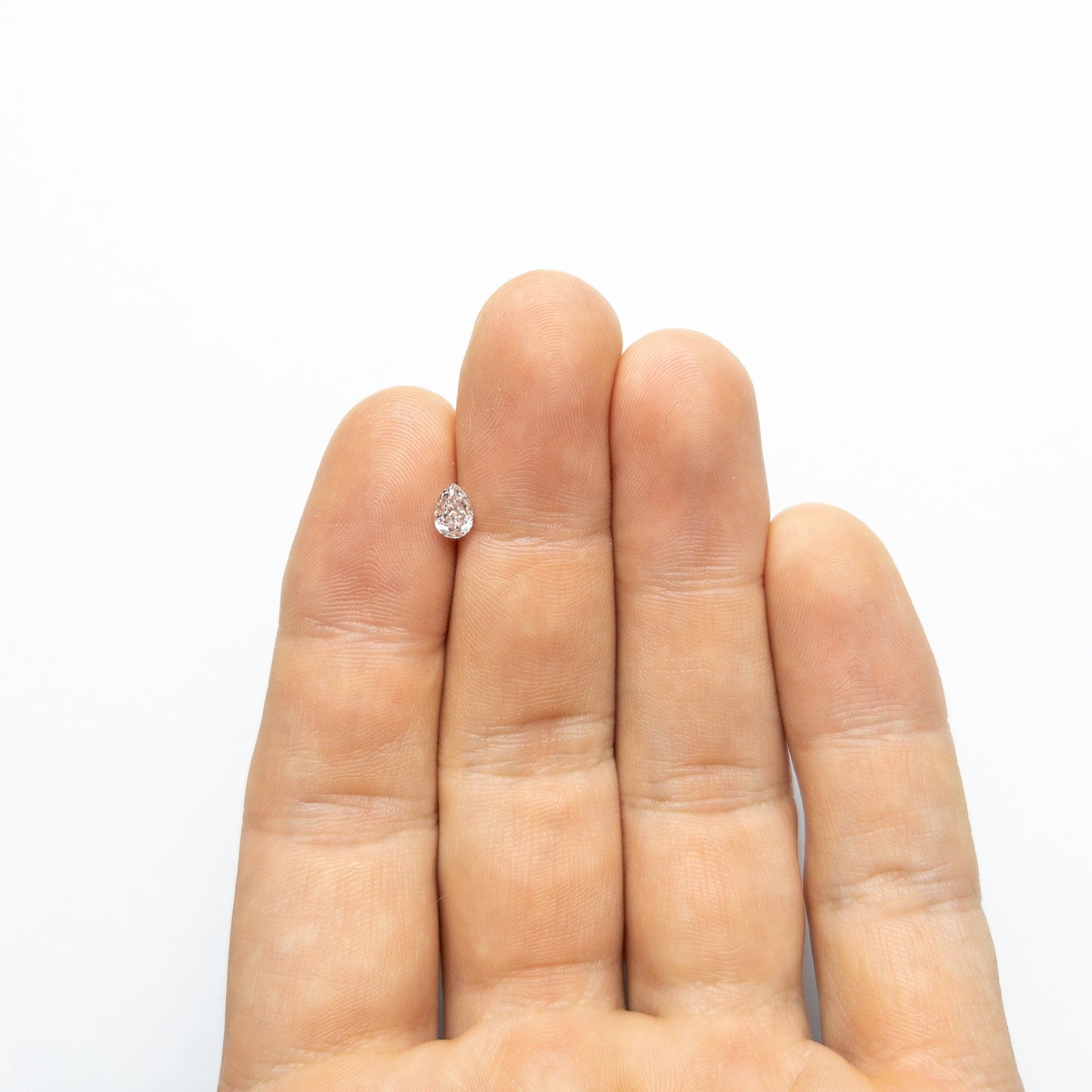 0.45ct 5.87x4.07x2.54mm 淡いピンク ペア ブリリアント 🇦🇺 24117-01