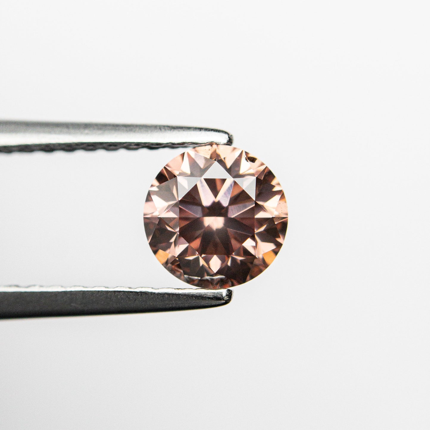 0.70ct 5.51x5.48x3.62 GIA SI1 ファンシー ディープ オレンジ ピンク ラウンド ブリリアント 🇦🇺 24147-01