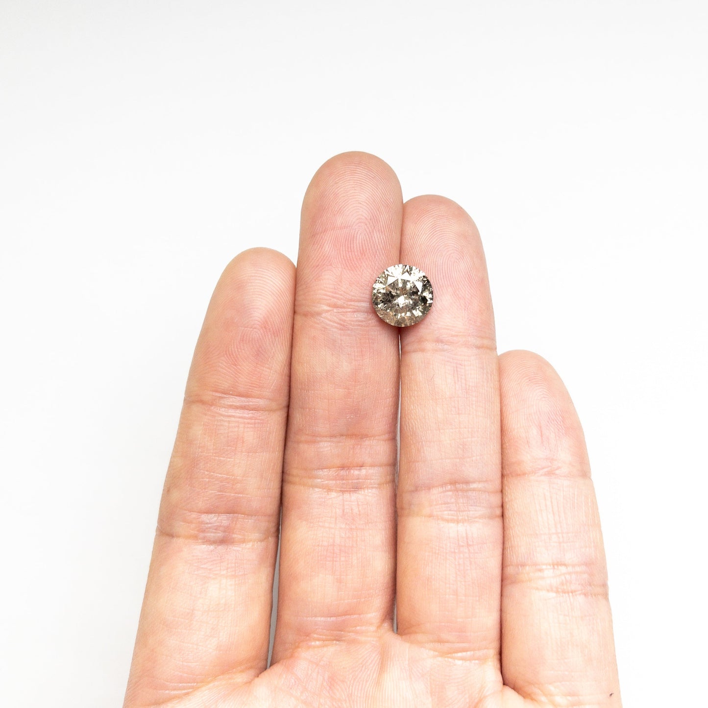 3.22ct 9.38x9.36x5.81mm ラウンド ブリリアント 18657-02