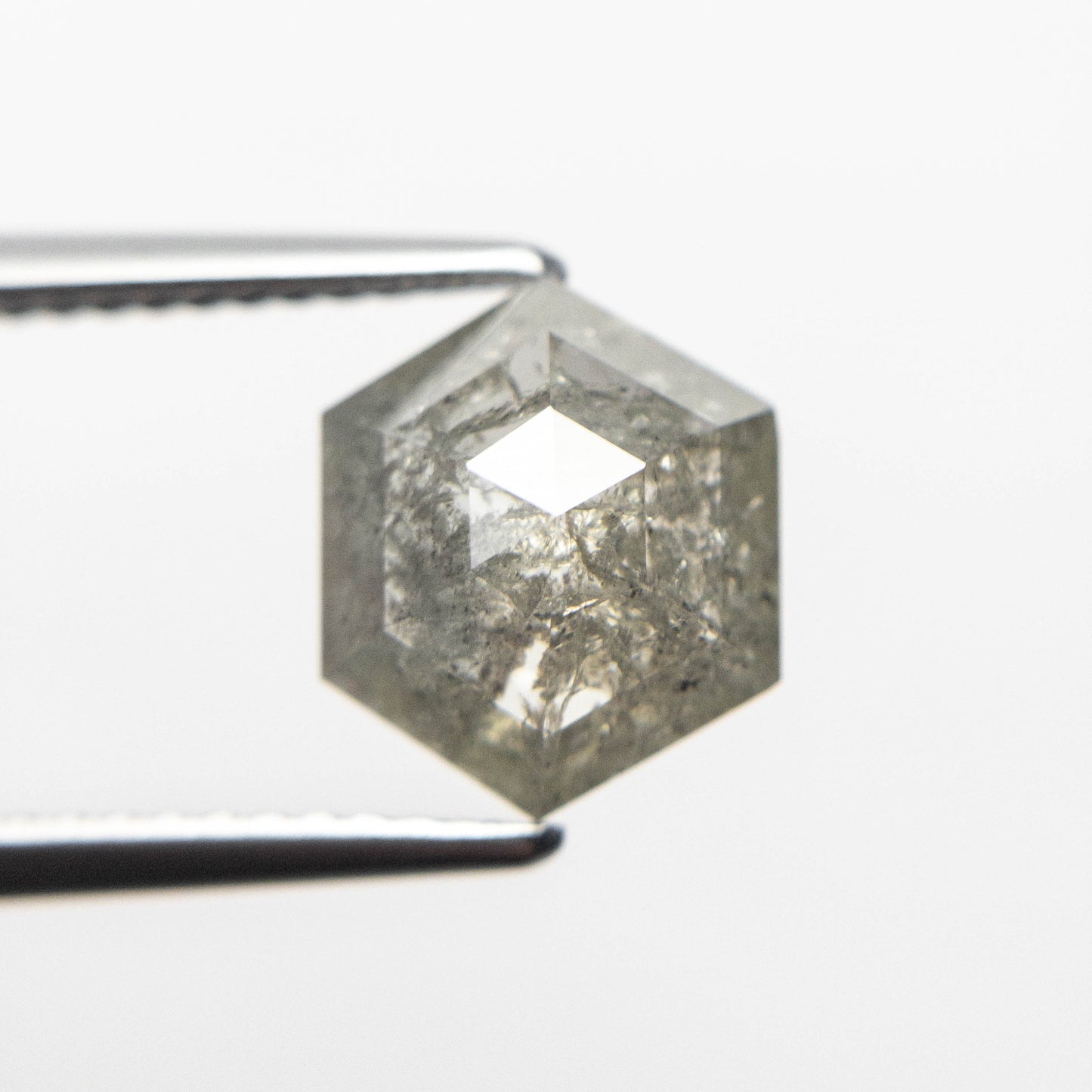 2.47ct 9.59x8.09x3.88mm ヘキサゴン ローズカット 19256-02