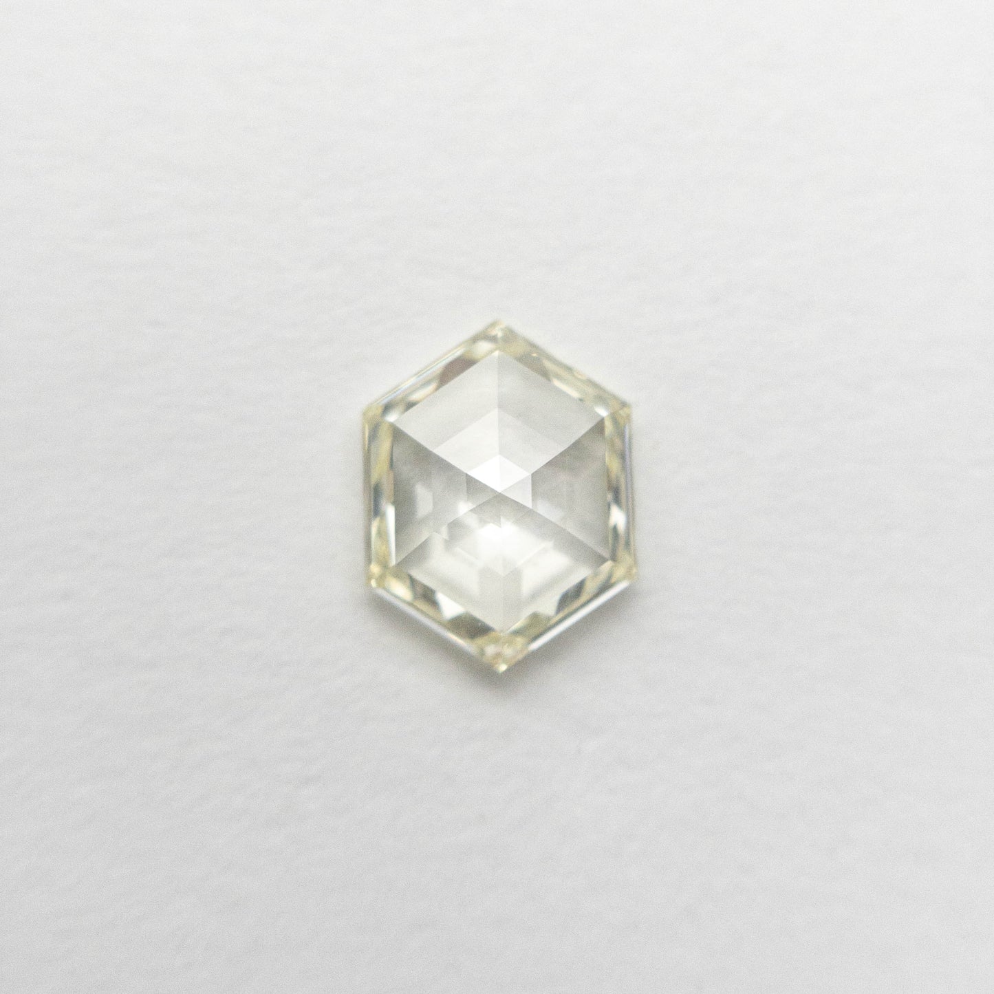 0.60ct 6.66x5.13x2.05mm SI1 M/N ヘキサゴン ローズカット 🇨🇦 19386-16