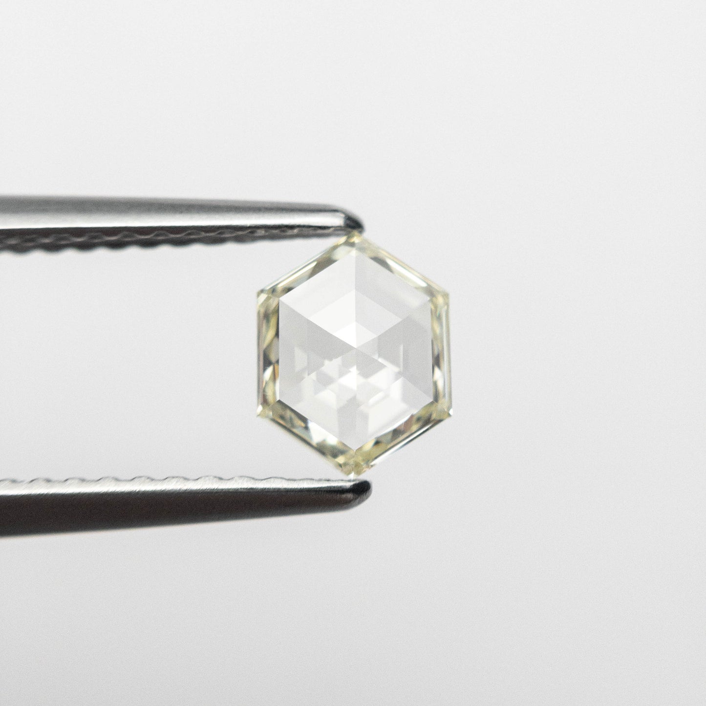 0.60ct 6.66x5.13x2.05mm SI1 M/N ヘキサゴン ローズカット 🇨🇦 19386-16