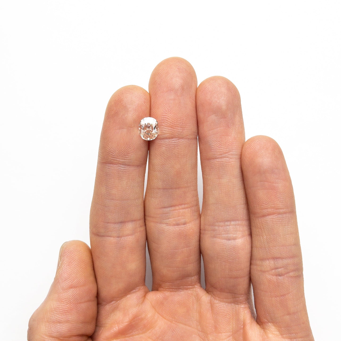 1.03ct 7.53x6.57x2.85mm GIA VVS2 L モダン アンティーク オールド マイン カット 19392-01