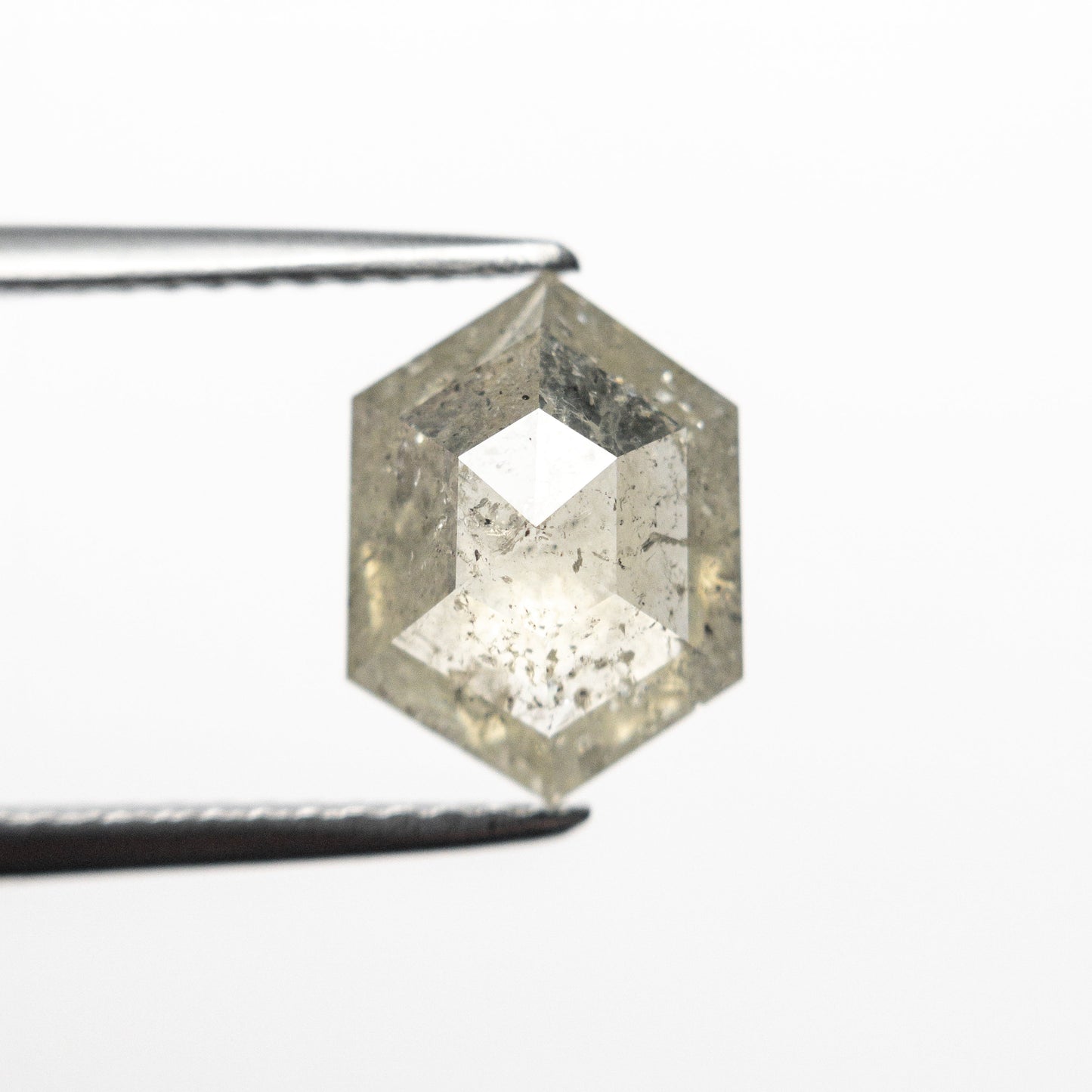 2.13ct 9.89x7.36x3.56mm ヘキサゴン ローズカット 19606-22