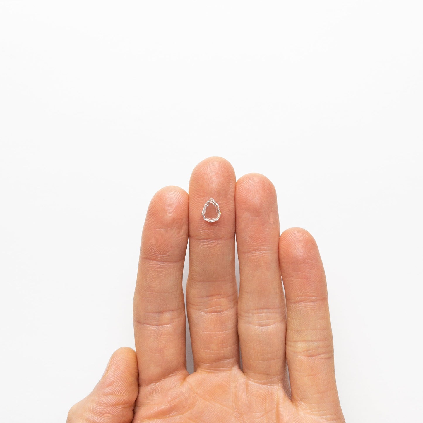 1.01ct 8.83x6.58x1.81mm VS2 H ジオ ペアー ポートレート カット 19854-22