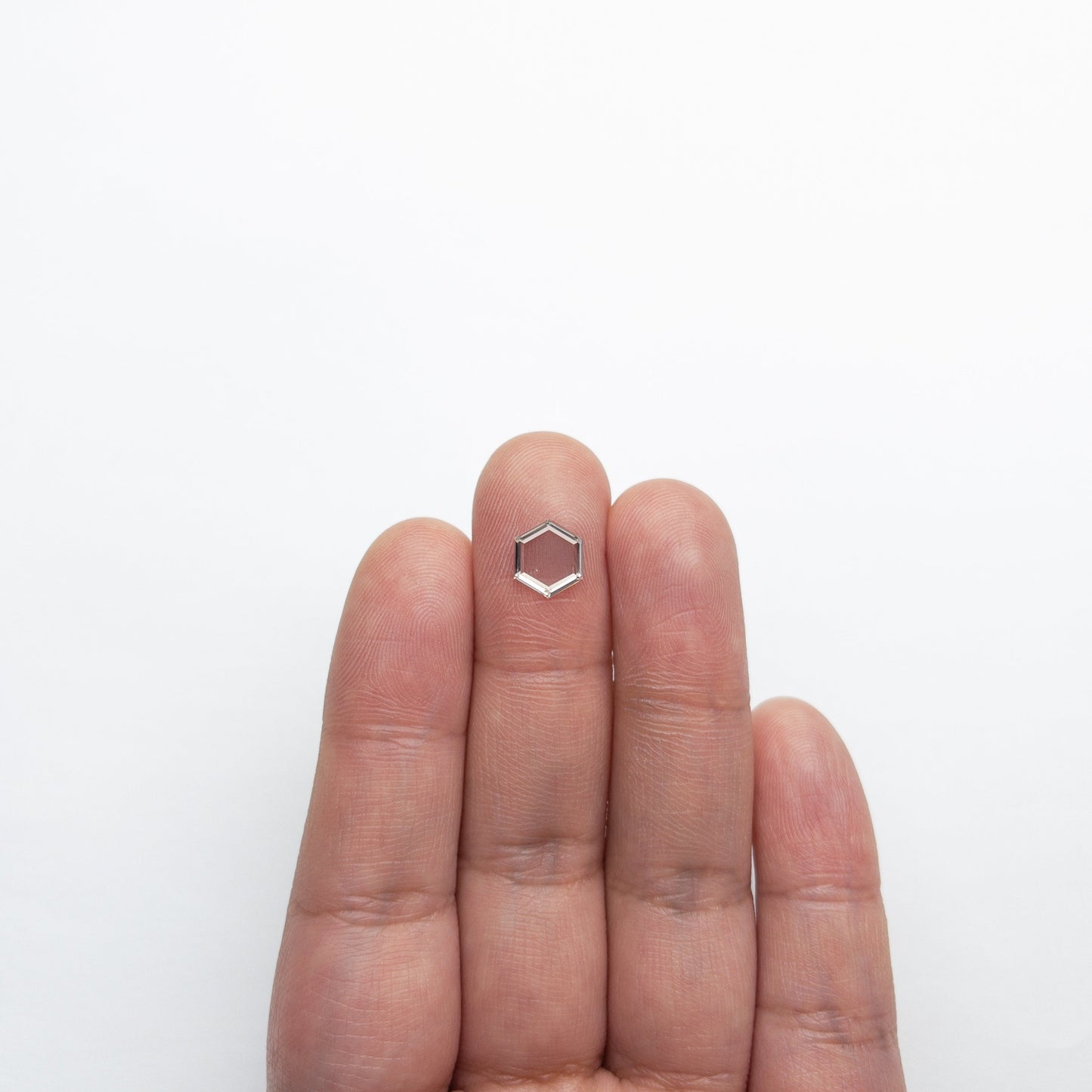 1.03ct 8.48x7.33x1.54mm SI1 H ヘキサゴン ポートレート カット 19854-27