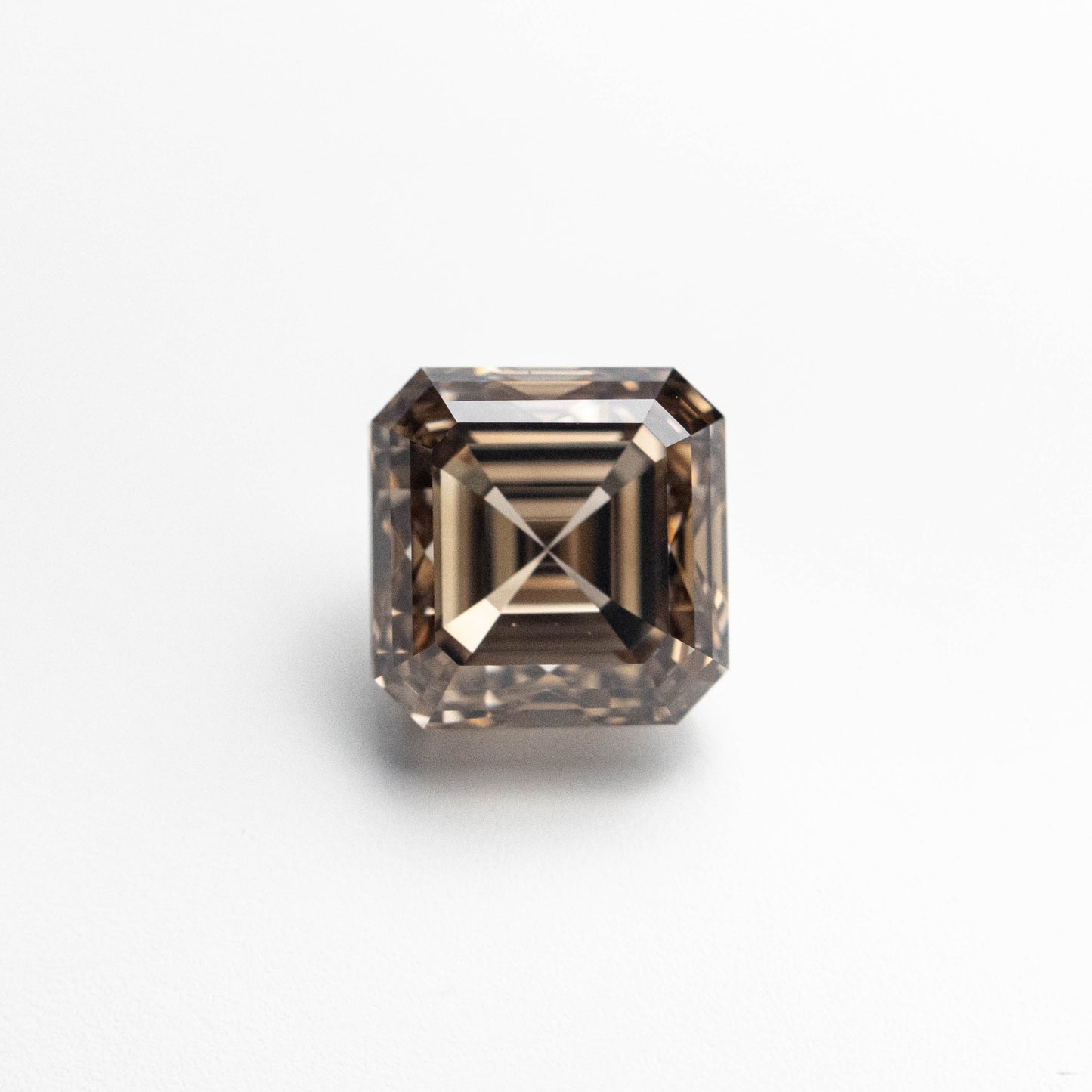 1.00ct 5.19x5.15x3.72mm SI1 C6 カットコーナー スクエア ステップカット 20705-31