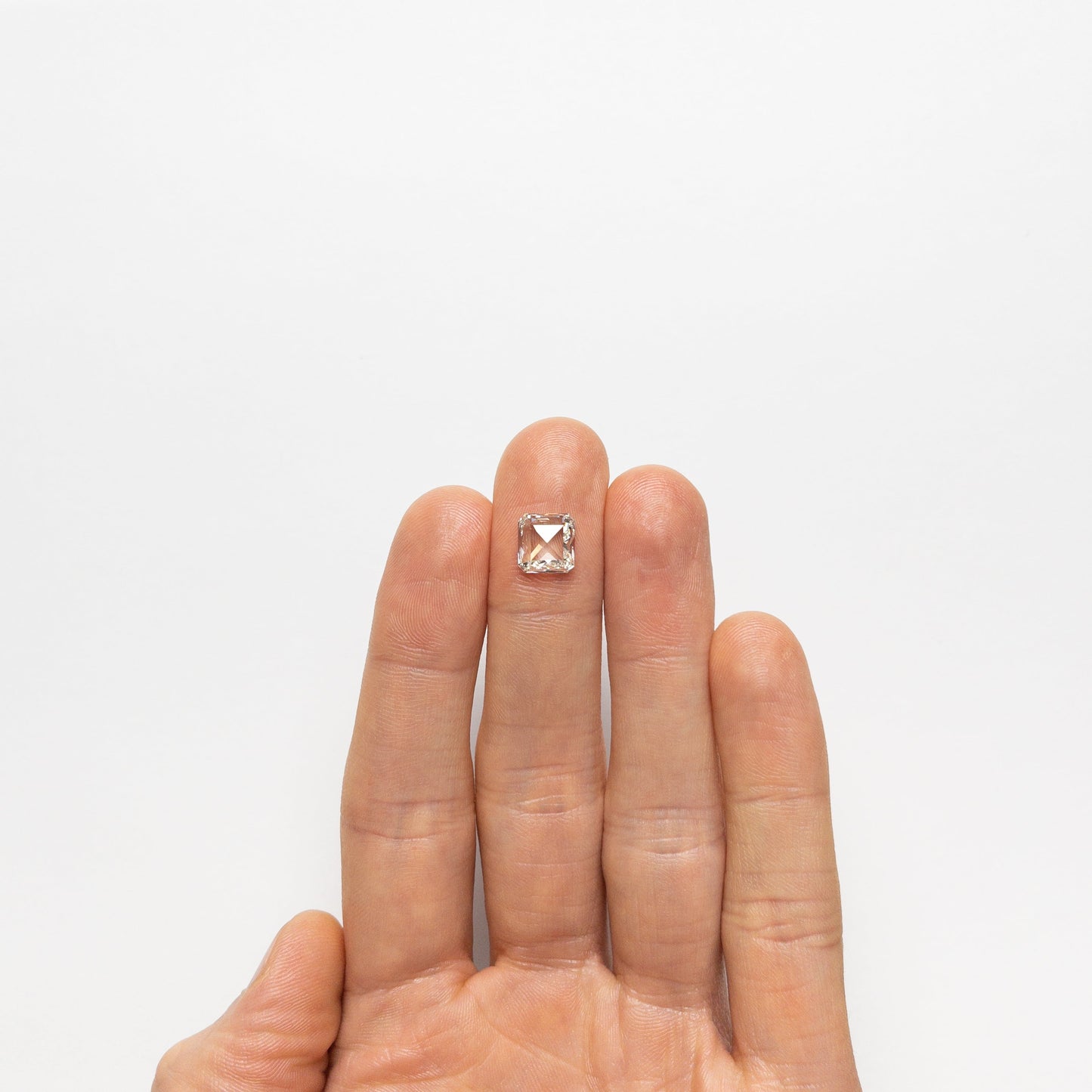 2.21ct 8.52x8.10x3.26mm GIA SI1 K カット コーナー スクエア ローズカット 20734-01