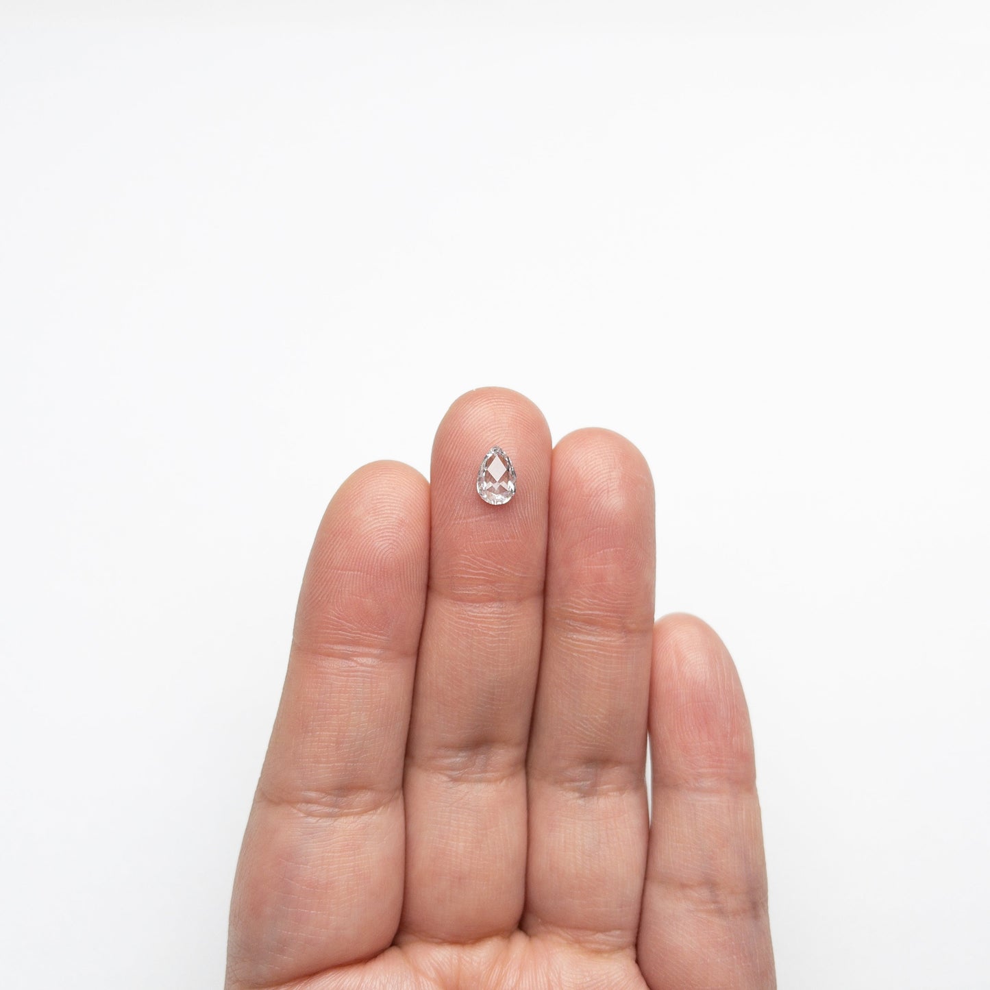 0.54ct 7.12x4.75x2.05mm I1 E ペアー ローズカット 🇨🇦 21259-01