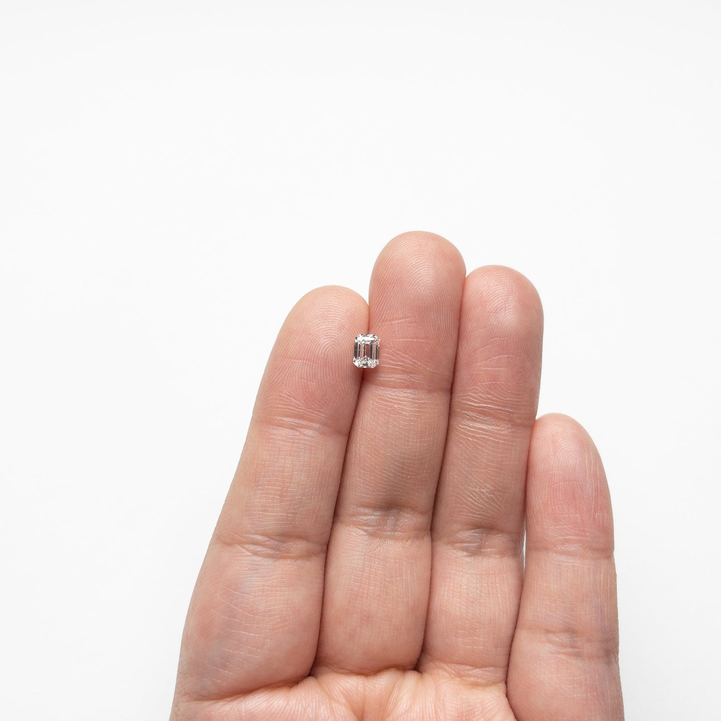 0.51ct 5.13x3.90x2.45mm SI1 Eカット コーナー レクタングル ステップカット 🇨🇦 21322-01