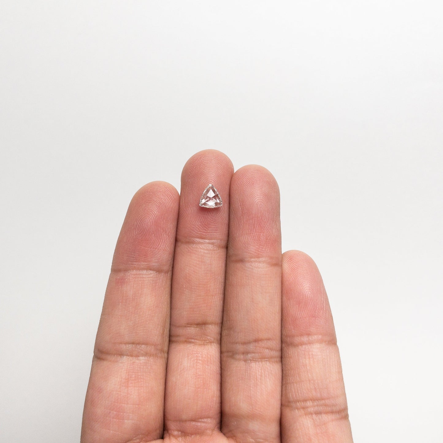 0.71ct 6.26x5.98x2.45mm SI1 H トリリオン ローズカット 🇨🇦 21329-01