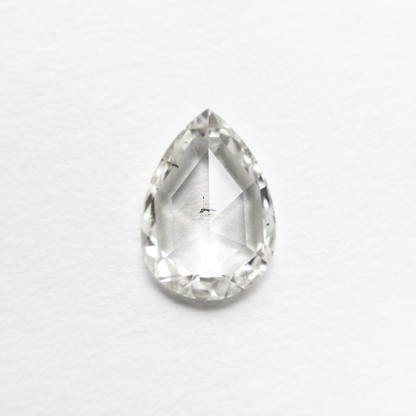 0.70ct 8.06x5.74x1.83mm I1 I ペアー ローズカット 🇨🇦 21480-01