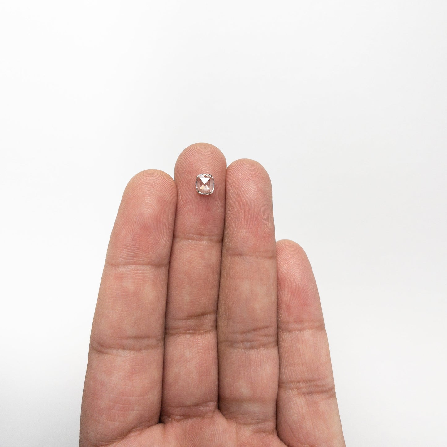 0.50ct 5.39x4.84x1.85mm I1 J クッション ローズカット 🇨🇦 21514-01