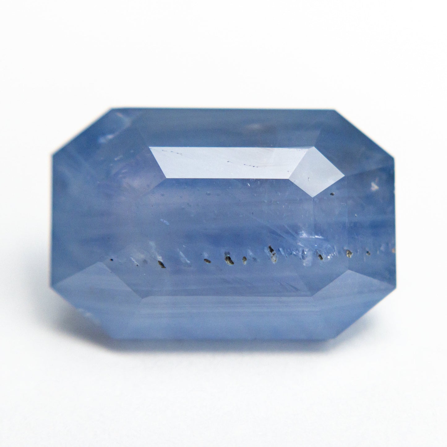10.75ct 14.13x9.46x7.38mm カット コーナー レクタングル ステップ カット サファイア 21995-01