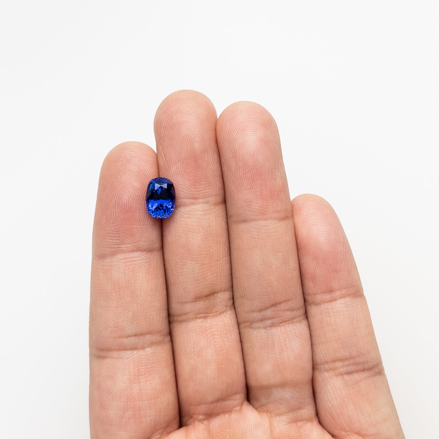 2.98ct 9.22x6.66x5.66mm クッション ブリリアント サファイア 22149-01