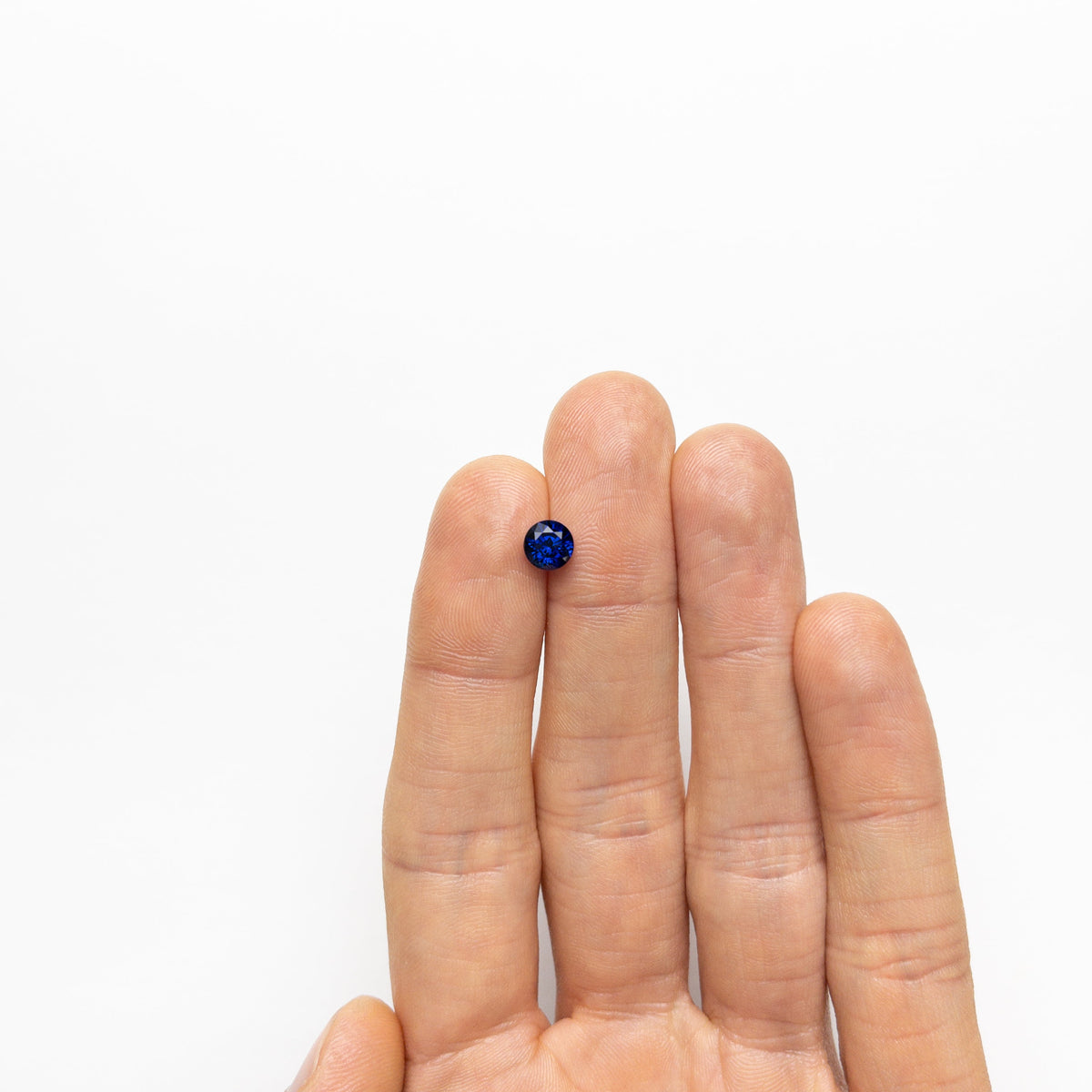 1.17ct 6.03x6.01x4.29mm ラウンドブリリアントサファイア 22179-01