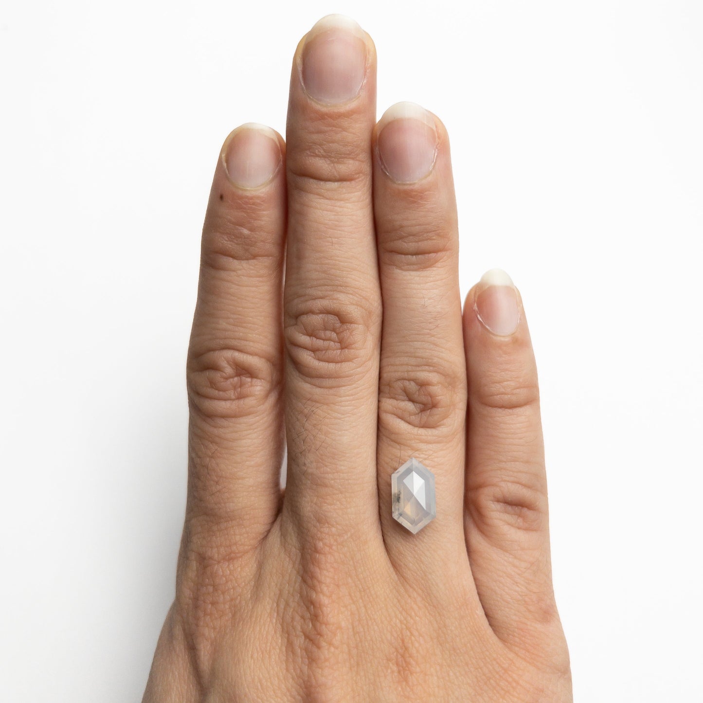 3.17ct 12.35x7.09x4.12mm ヘキサゴン ローズカット 22367-01