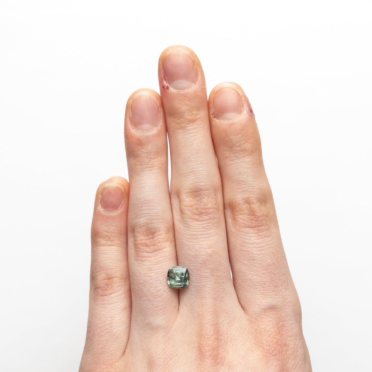 1.58ct 6.55x6.52x4.33mm クッション ブリリアント サファイア 22677-01