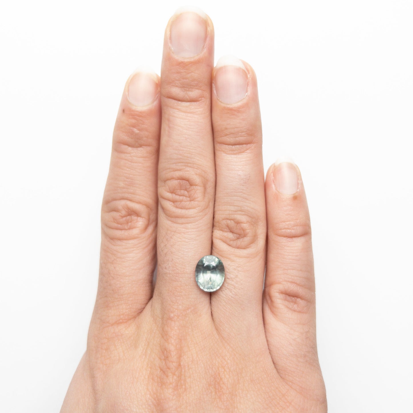 4.18ct 9.75x8.22x6.43mm オーバル ブリリアント サファイア 22690-05
