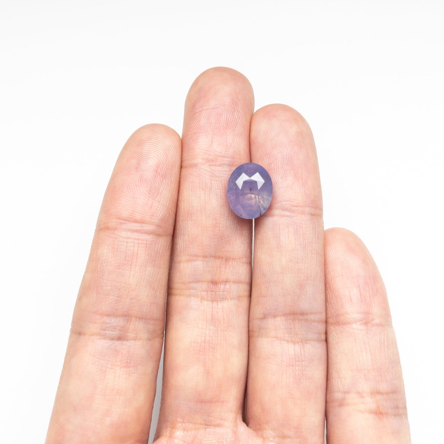 7.00ct 11.75x9.55x7.69mm オーバル ブリリアント カット サファイア 22976-01