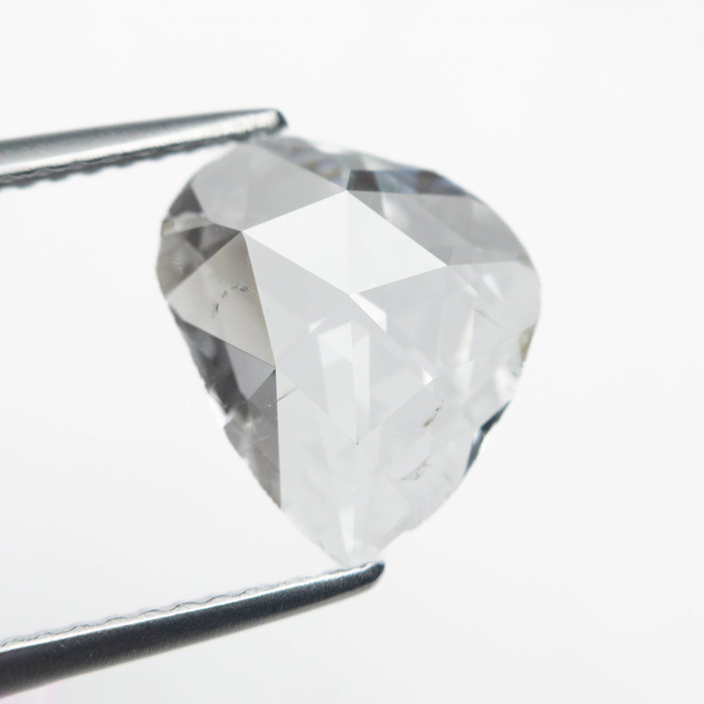1.51ct 10.94x9.90x2.50mm SI2+ HI アンティーク アモルファス ローズカット 23108-01