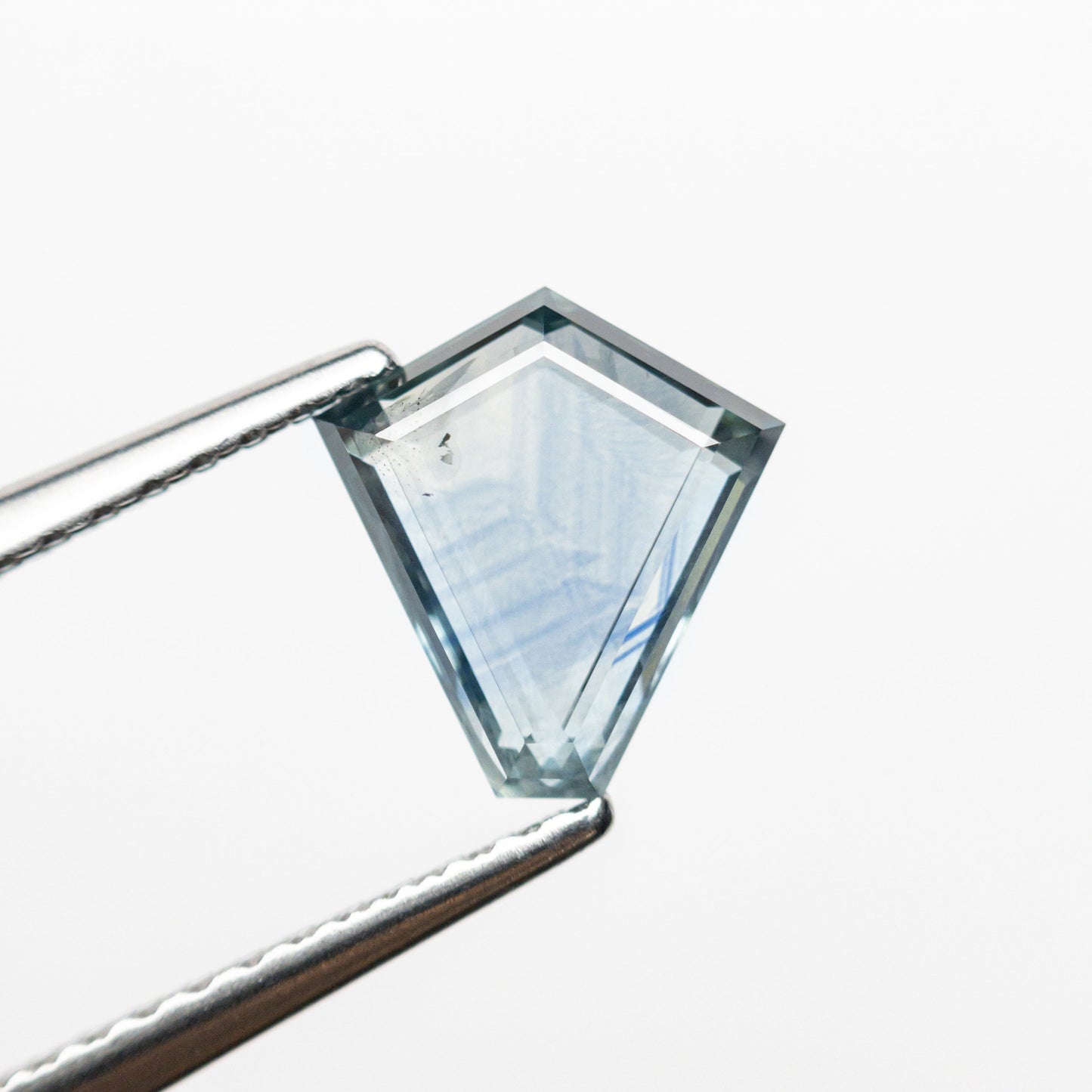 1.32ct 7.89x7.31x2.60mm シールド ポートレート カット サファイア 23474-23