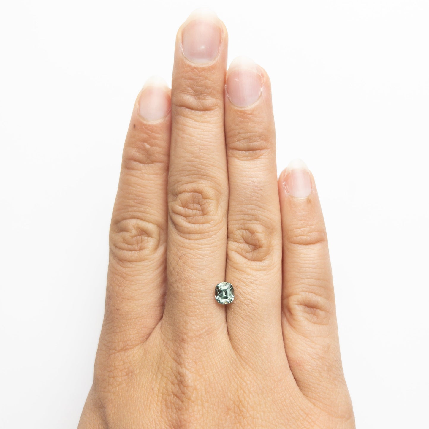 1.09ct 5.52x5.05x4.37mm クッション ブリリアント サファイア 23674-04