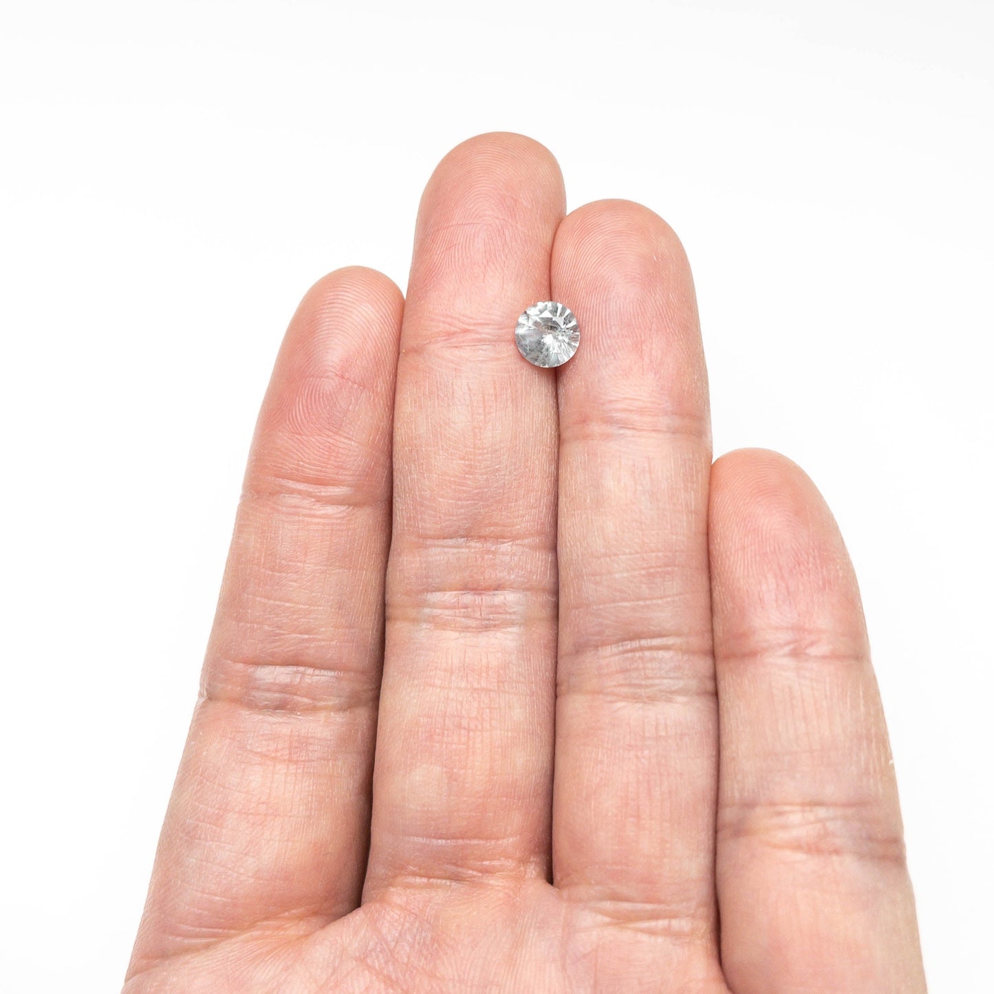 1.14ct 6.57x6.50x3.96mm ラウンド ブリリアント サファイア 23686-02