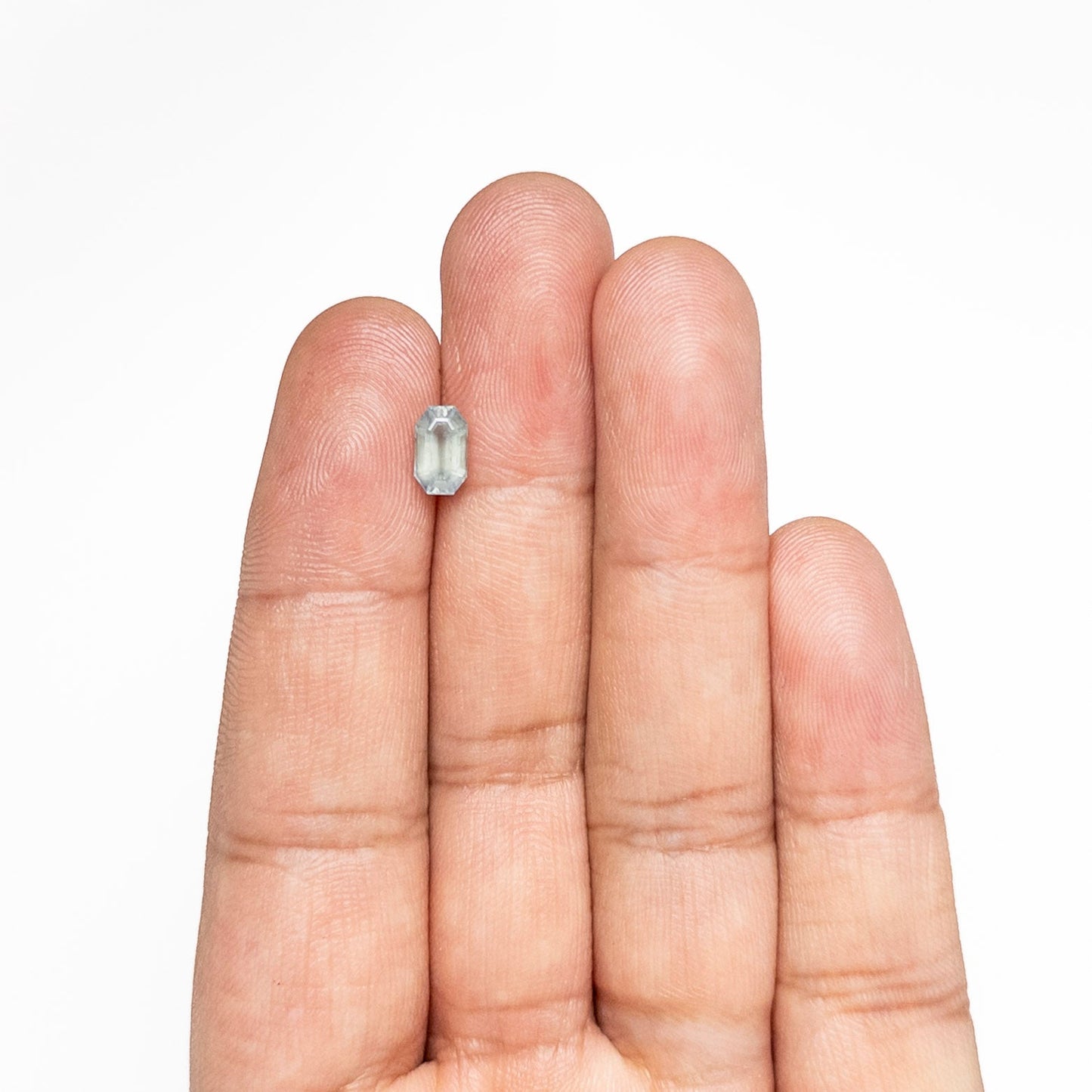 1.45カラット 7.55x4.61x4.06mm コーナーカット レクタングル ステップカット サファイア 23699-14