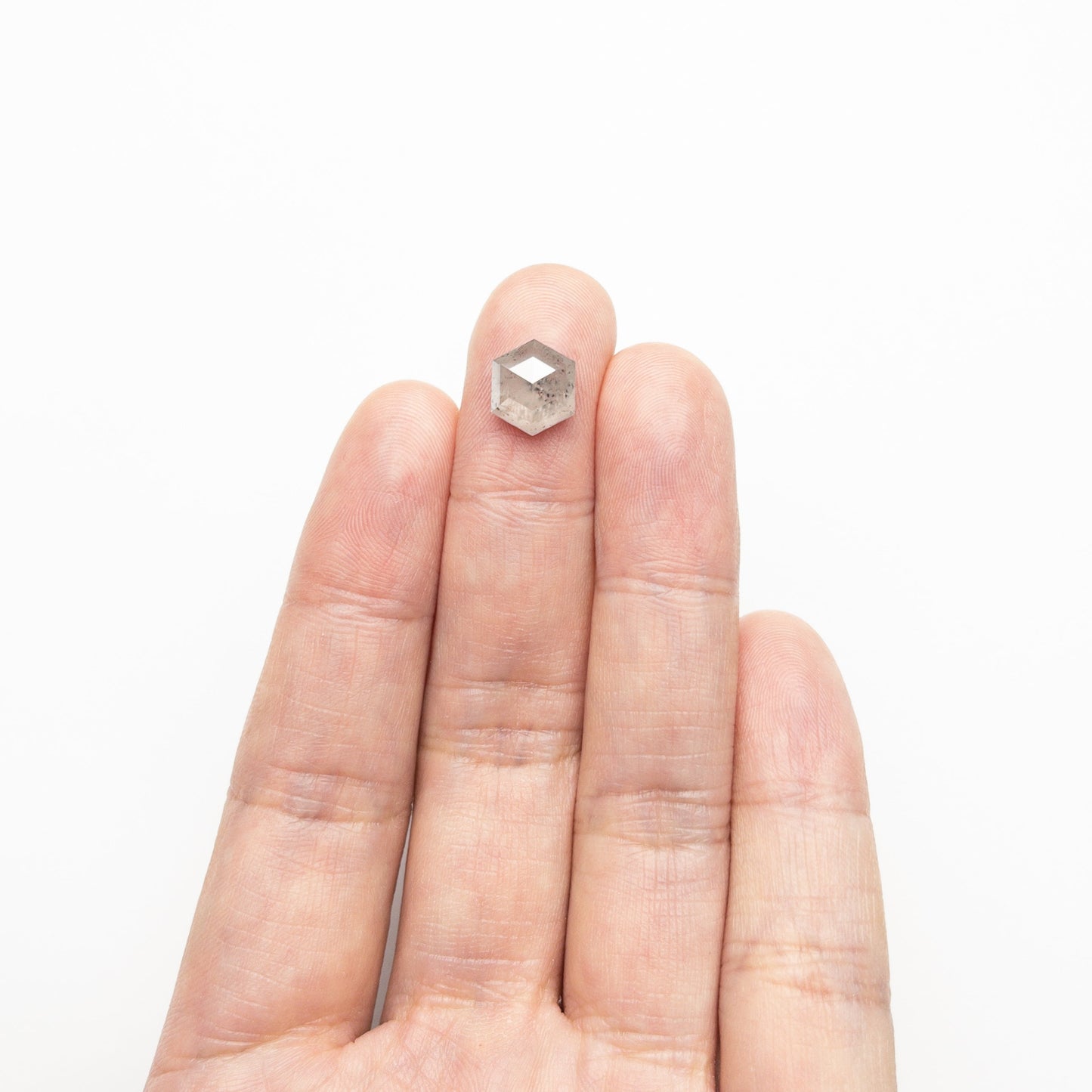 3.59ct 9.88x8.59x4.71mm ヘキサゴン ステップカット 23841-08