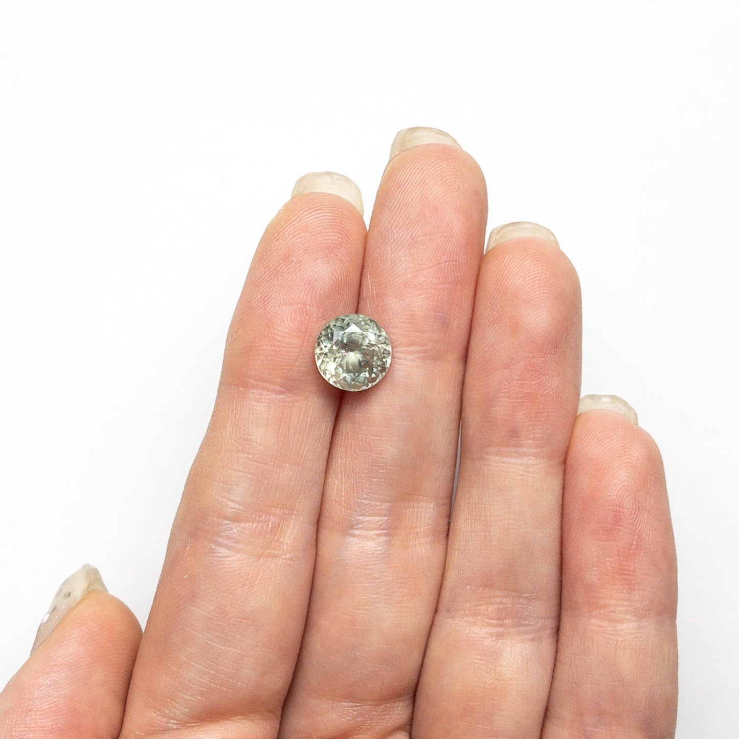 3.54ct 8.56x8.52x6.19mm ラウンドブリリアントサファイア 23963-01