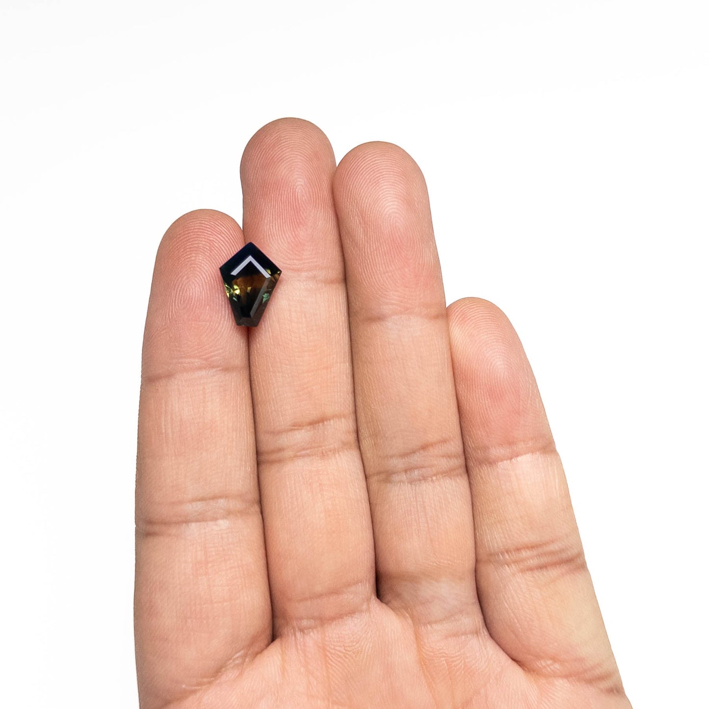 4.52ct 12.57x9.41x5.65mm ペンタゴン ステップカット サファイア 25113-01