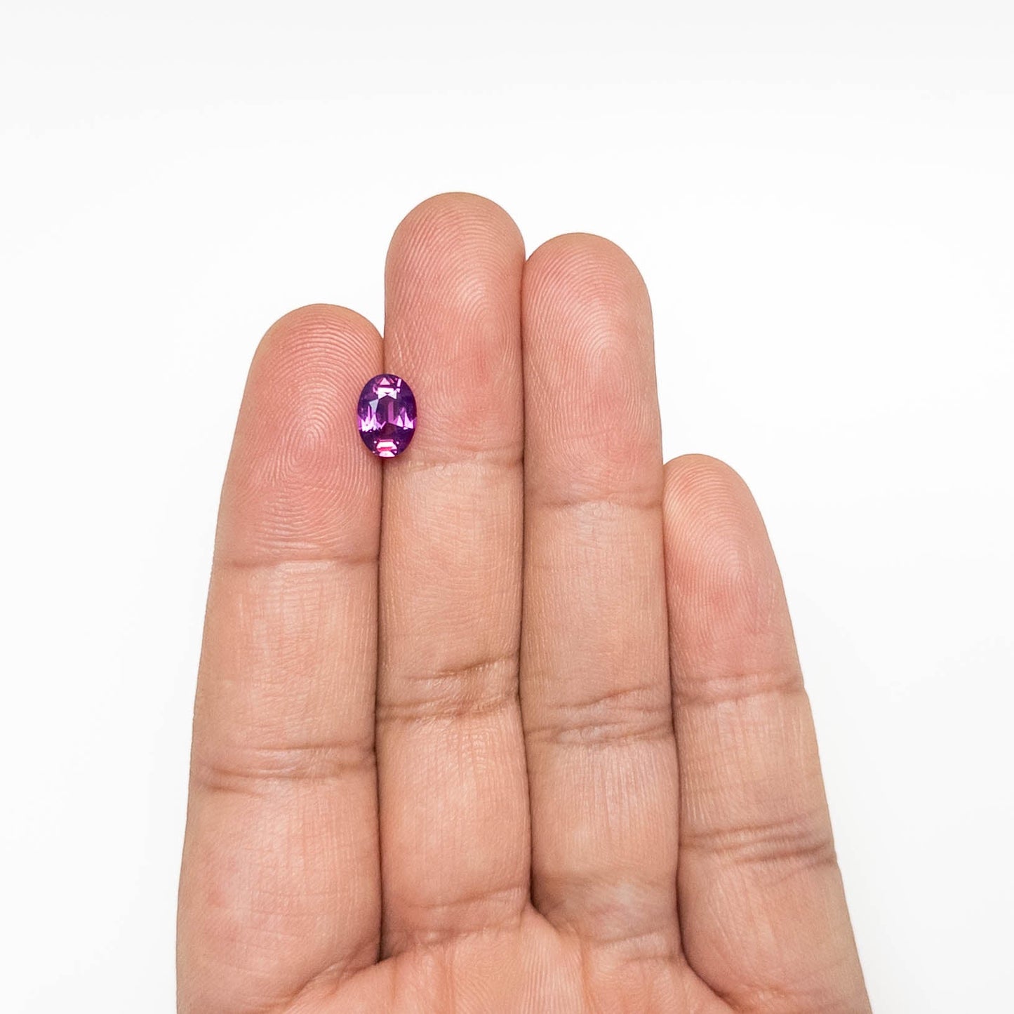 1.51ct 8.17x5.94x3.76mm オーバル ブリリアント サファイア 25249-01