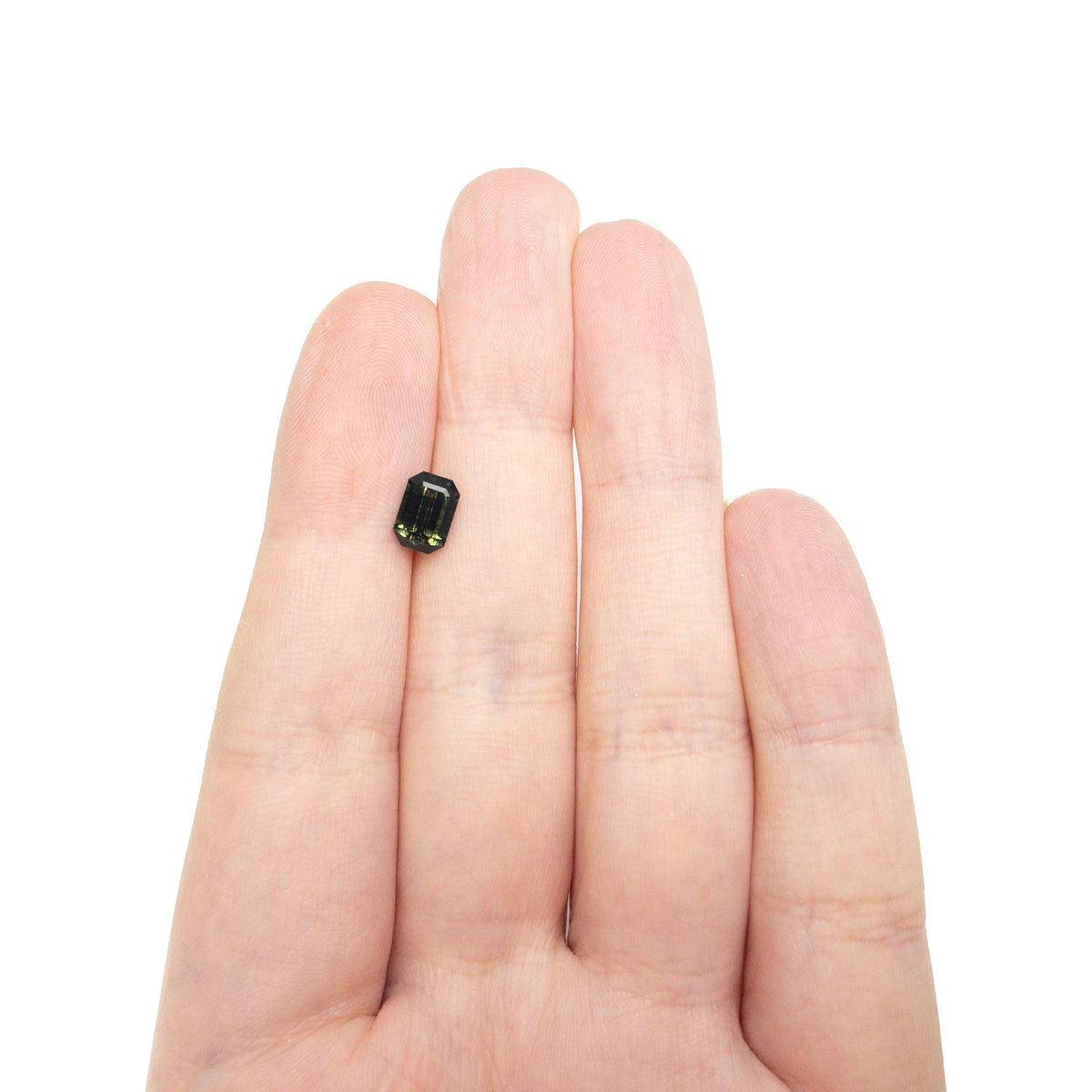 1.50ct 6.22x5.11x3.66mm カットナー長方形ステップカットサファイア 25367-02