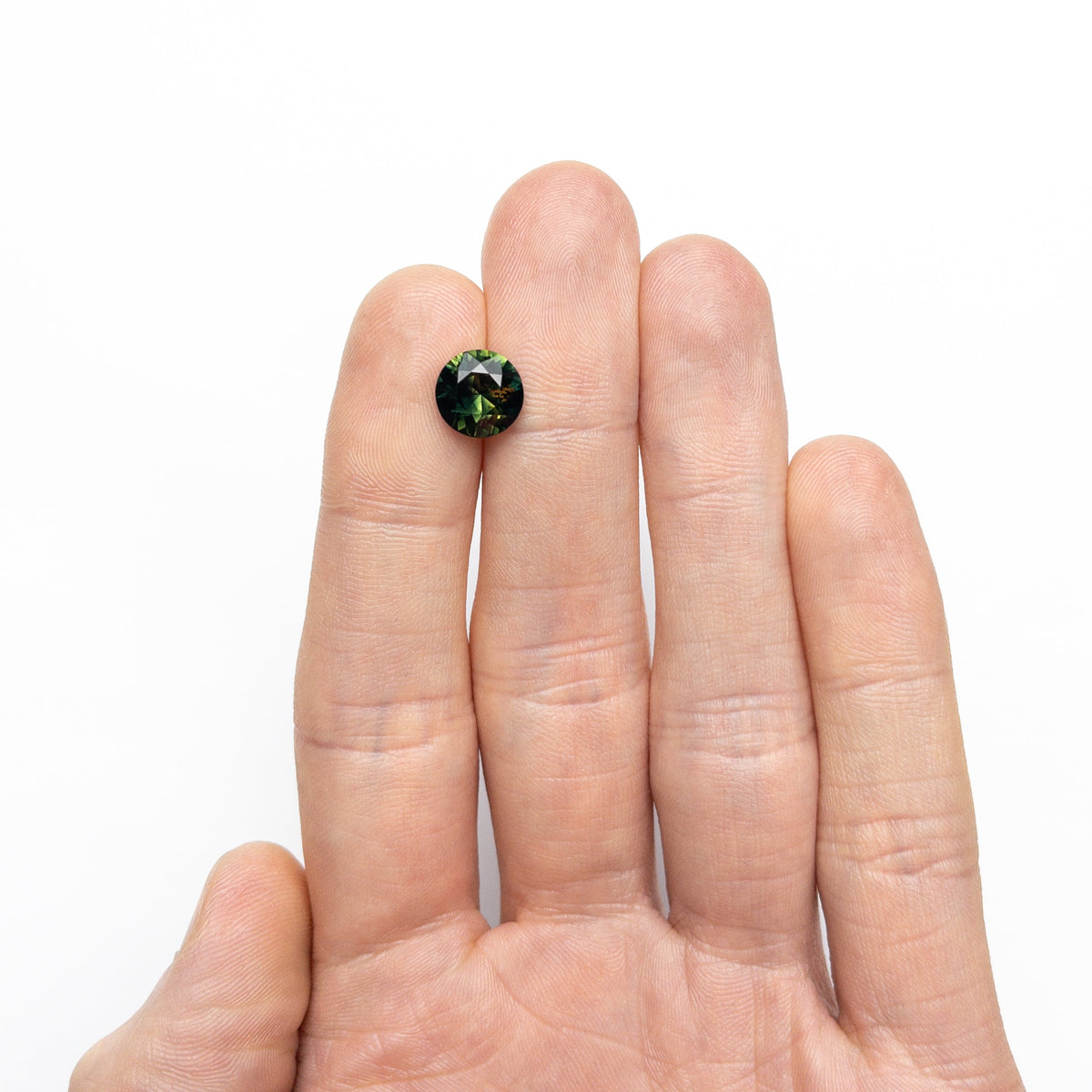 3.00ct 9.07x9.02x5.18mm ラウンドブリリアントサファイア 25373-01
