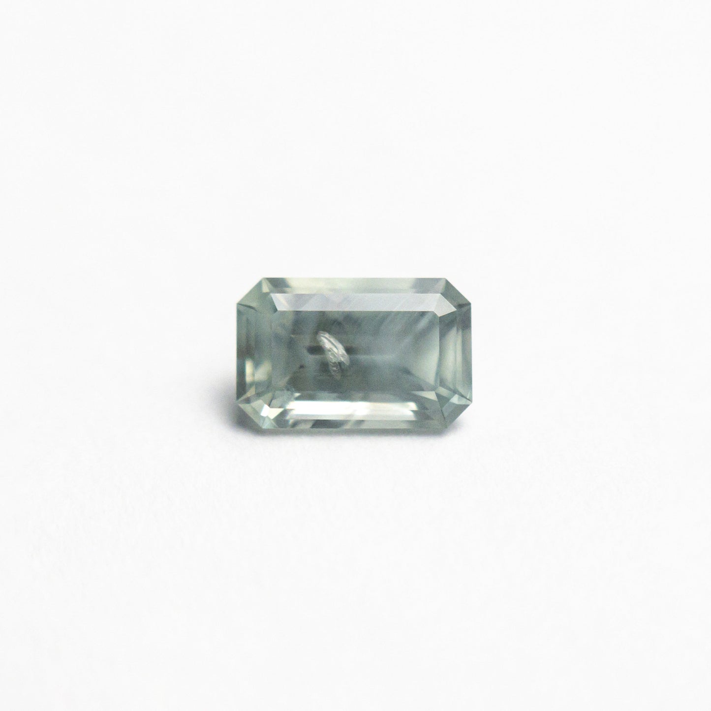 0.76ct 6.26x4.01x2.85mm コーナーカット 長方形 ステップカット サファイア 25427-01