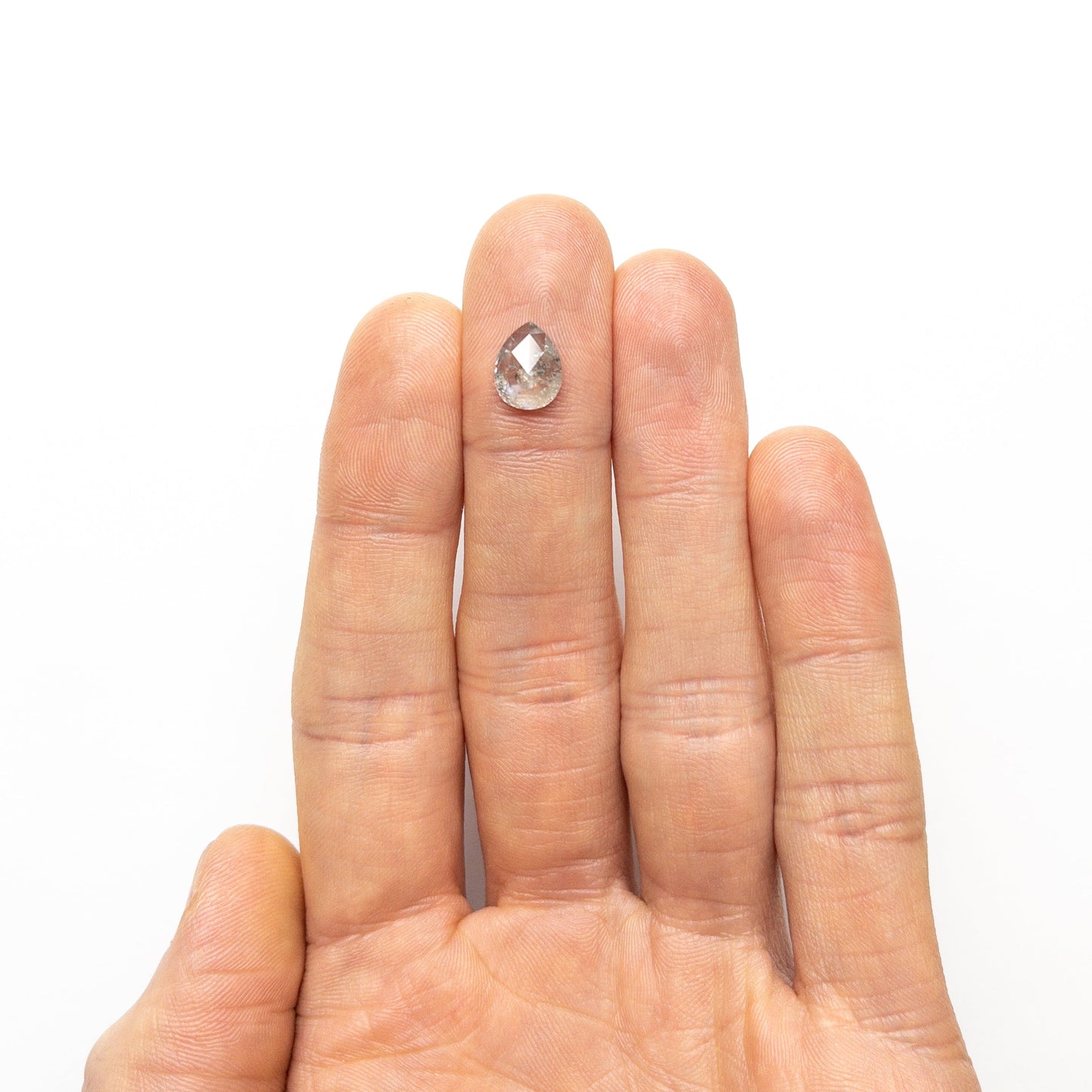 1.62ct 9.61x7.38x3.04mm ペアー ローズカット 25450-07