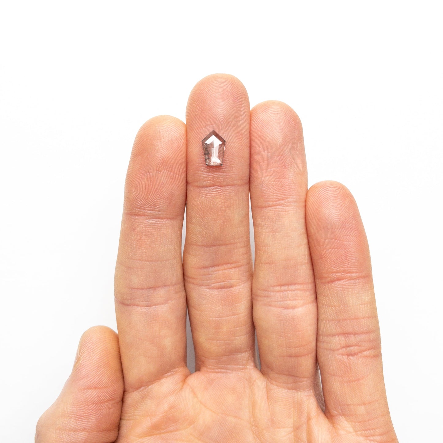 0.92ct 9.12x6.19x1.81mm シールド ローズカット 25450-10