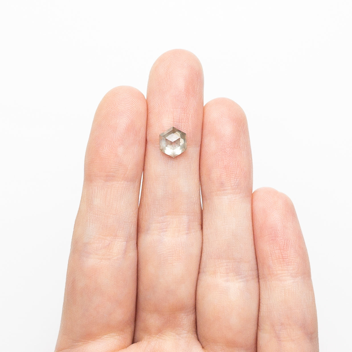 1.59ct 7.54x6.54x4.31mm ヘキサゴンステップカット 25455-10