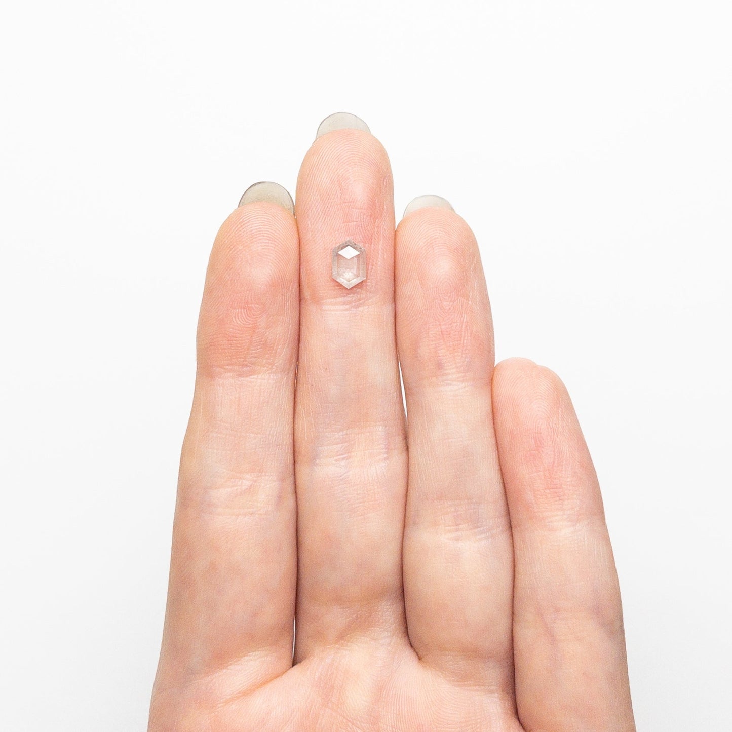 0.64カラット 6.83x4.56x2.18mm ヘキサゴン ローズカット 25457-20