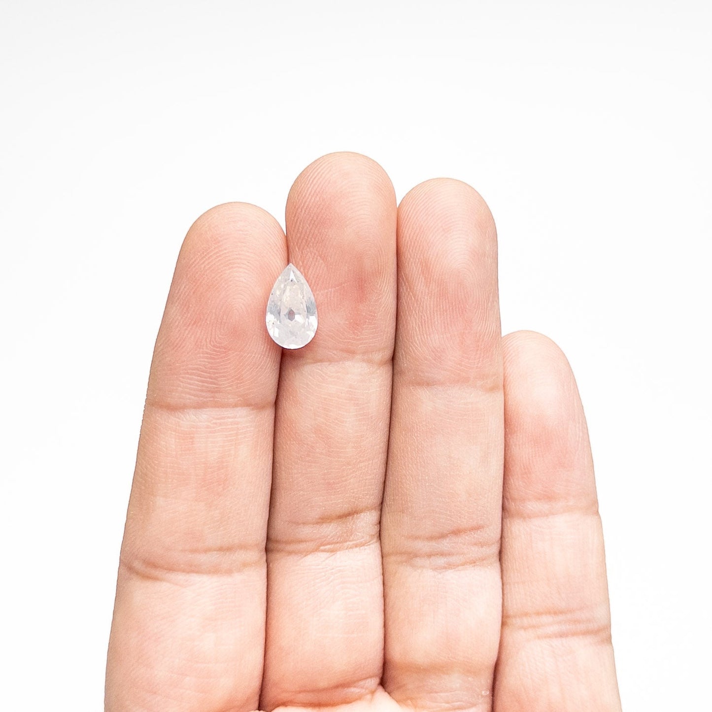 2.03ct 10.82x6.63x4.14mm ファンシーホワイト モダンアンティーク ペア ブリリアント 25475-01