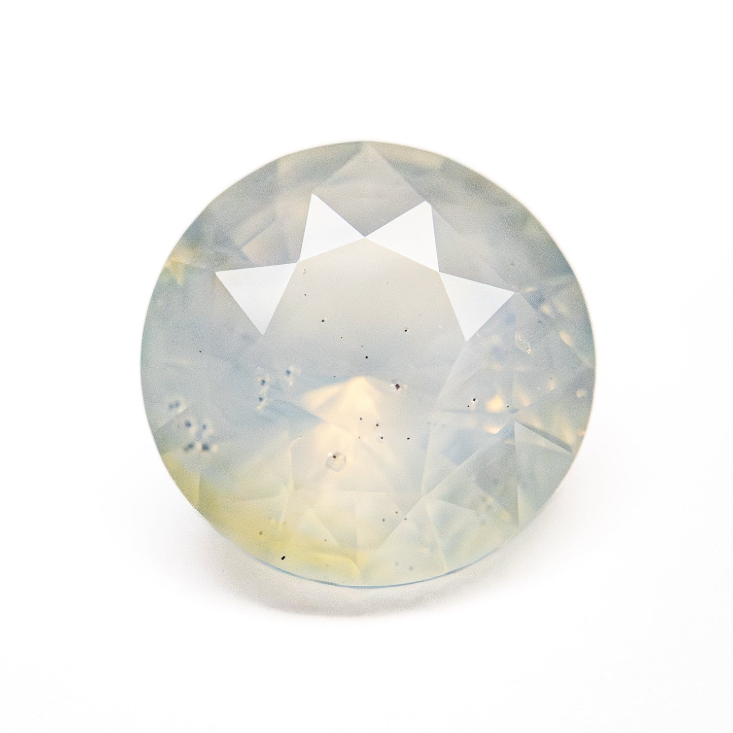 5.10ct 10.08x10.07x6.24mm ラウンドブリリアントサファイア 25541-01