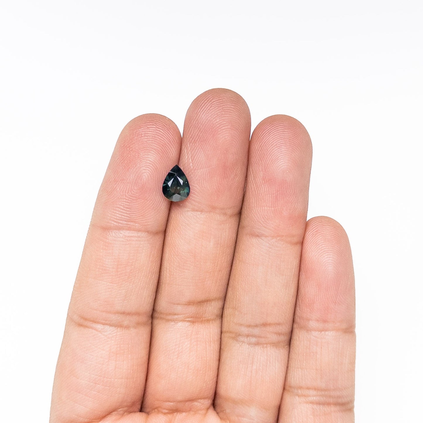 1.05ct 8.08x6.15x3.21mm ペア ブリリアント サファイア 25783-12