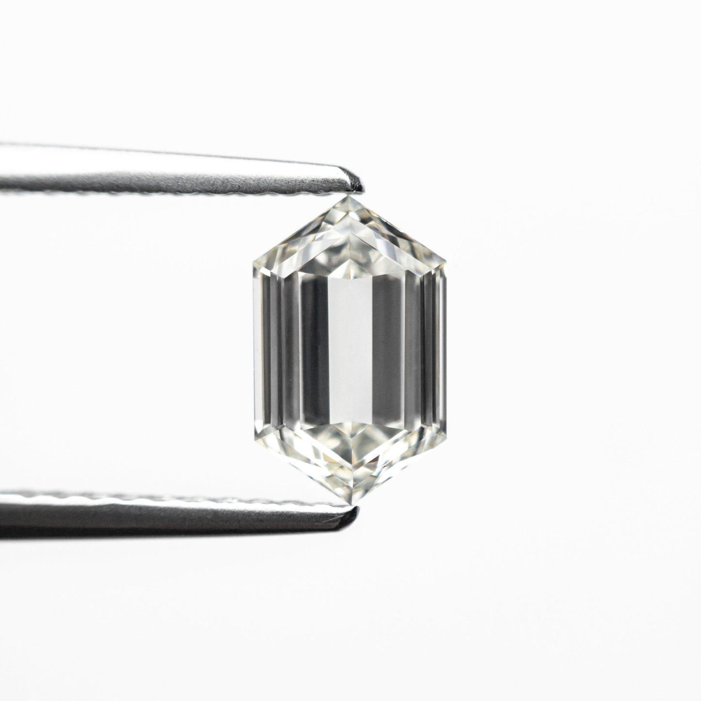 1.01ct 8.16x5.08x2.77mm GIA VS1 J ヘキサゴン ステップカット 25803-02