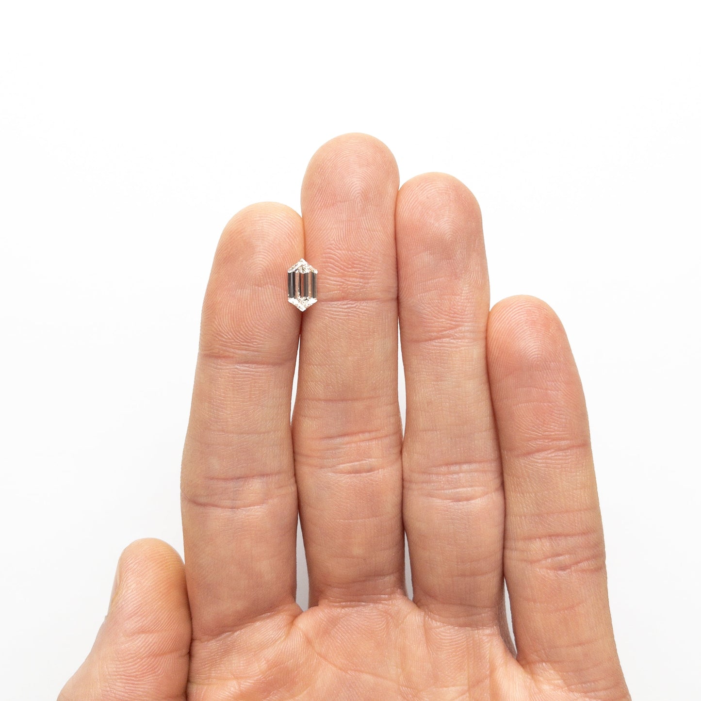 1.00ct 8.65x4.79x2.77mm GIA VS1 I ヘキサゴン ステップ カット 25803-08