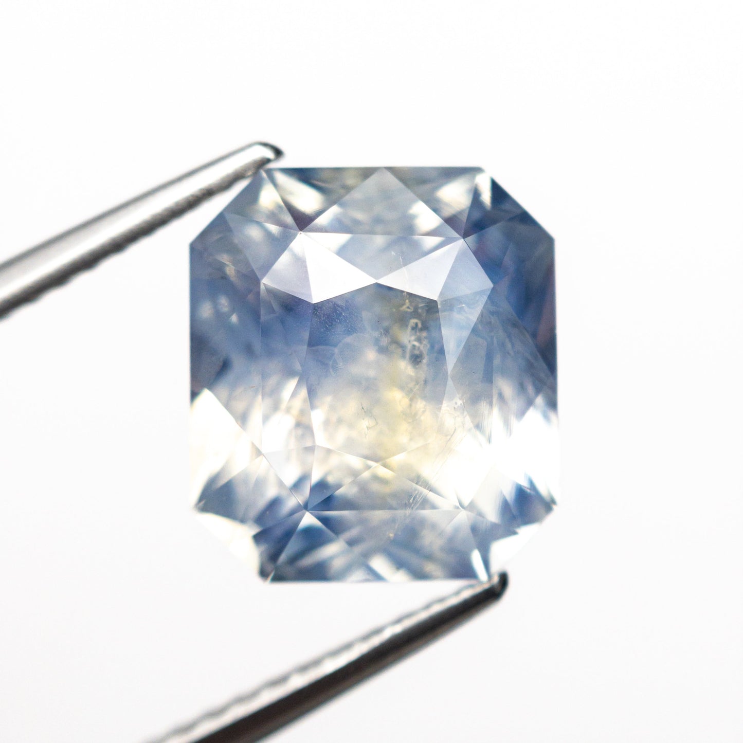 6.54ct 10.32x9.16x7.03mm カットコーナー レクタングル ブリリアント サファイア 26092-01