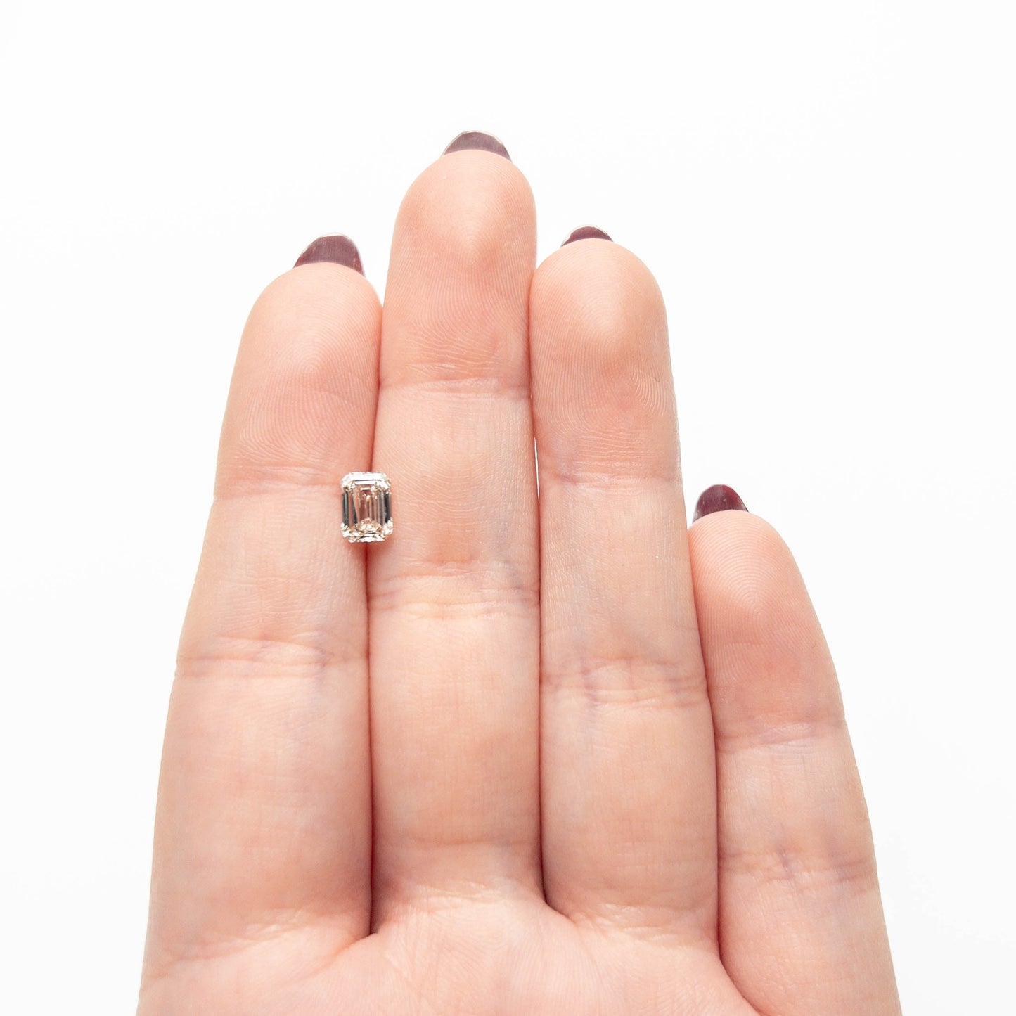 1.00ct 6.86x4.84x2.86mm VS1 L カットコーナー レクタングル ステップカット 🇨🇦 27376-08